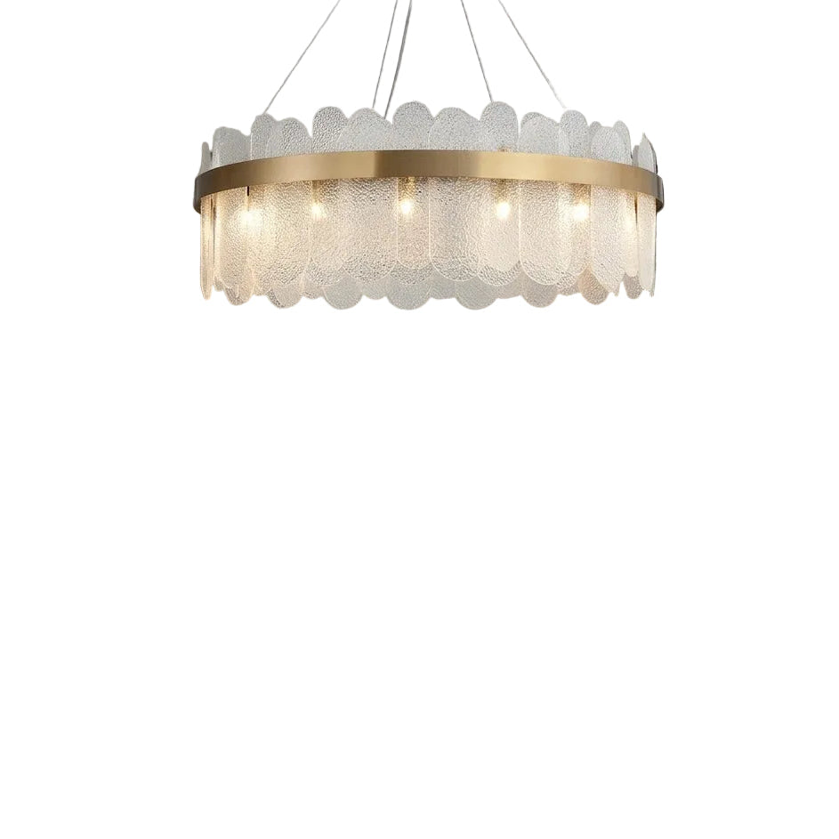 Renata Light Tiered Clear Glass Chandelier