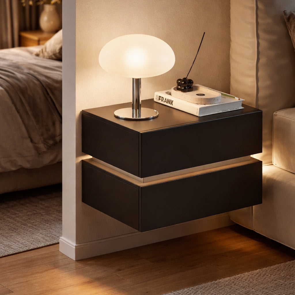 Zara 2-Drawer Smart Floating Lightstand