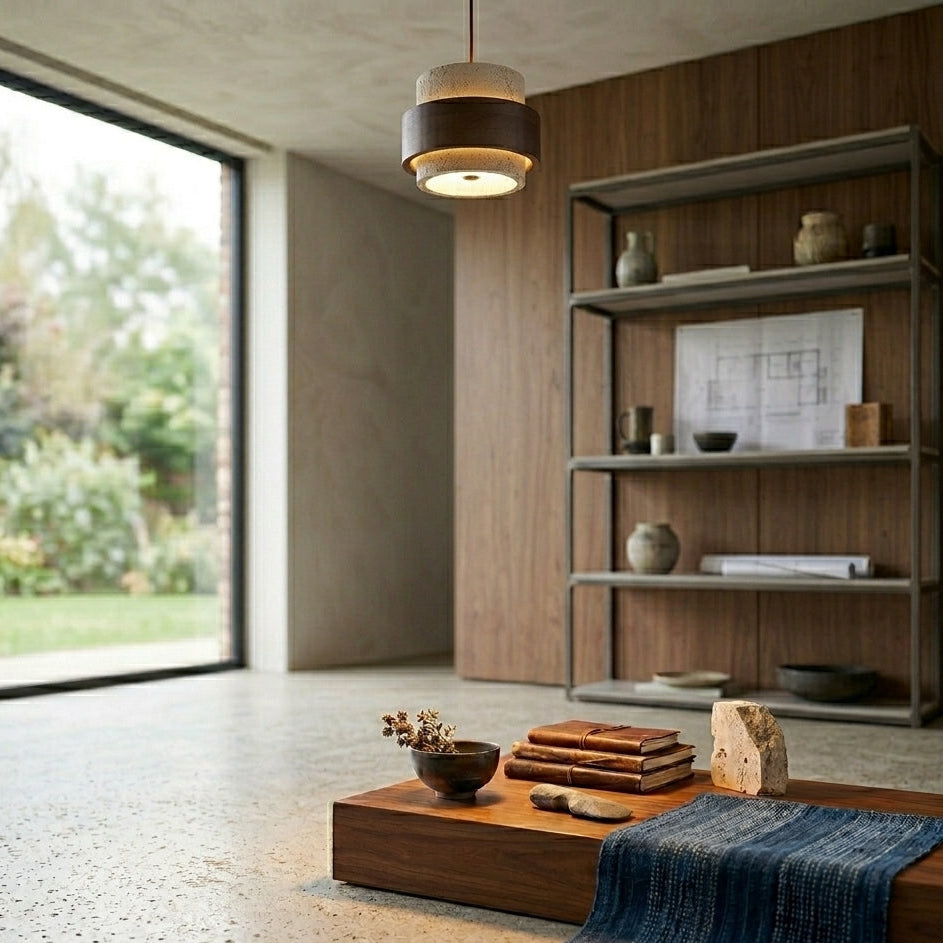 Catalina-Bianca Pendant Light Travertine